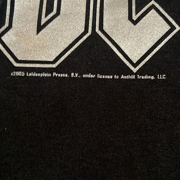 AC/DC 2005 Back in Black Aces in Eights Band Sweatshirt Hoodie Men’s Unisex XXL - Picture 3 of 11